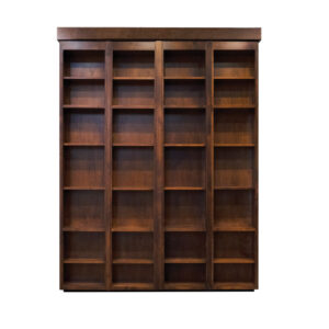 Biford Bookcase Wallbed Shown in Alder Wood Grand Harbor Finish